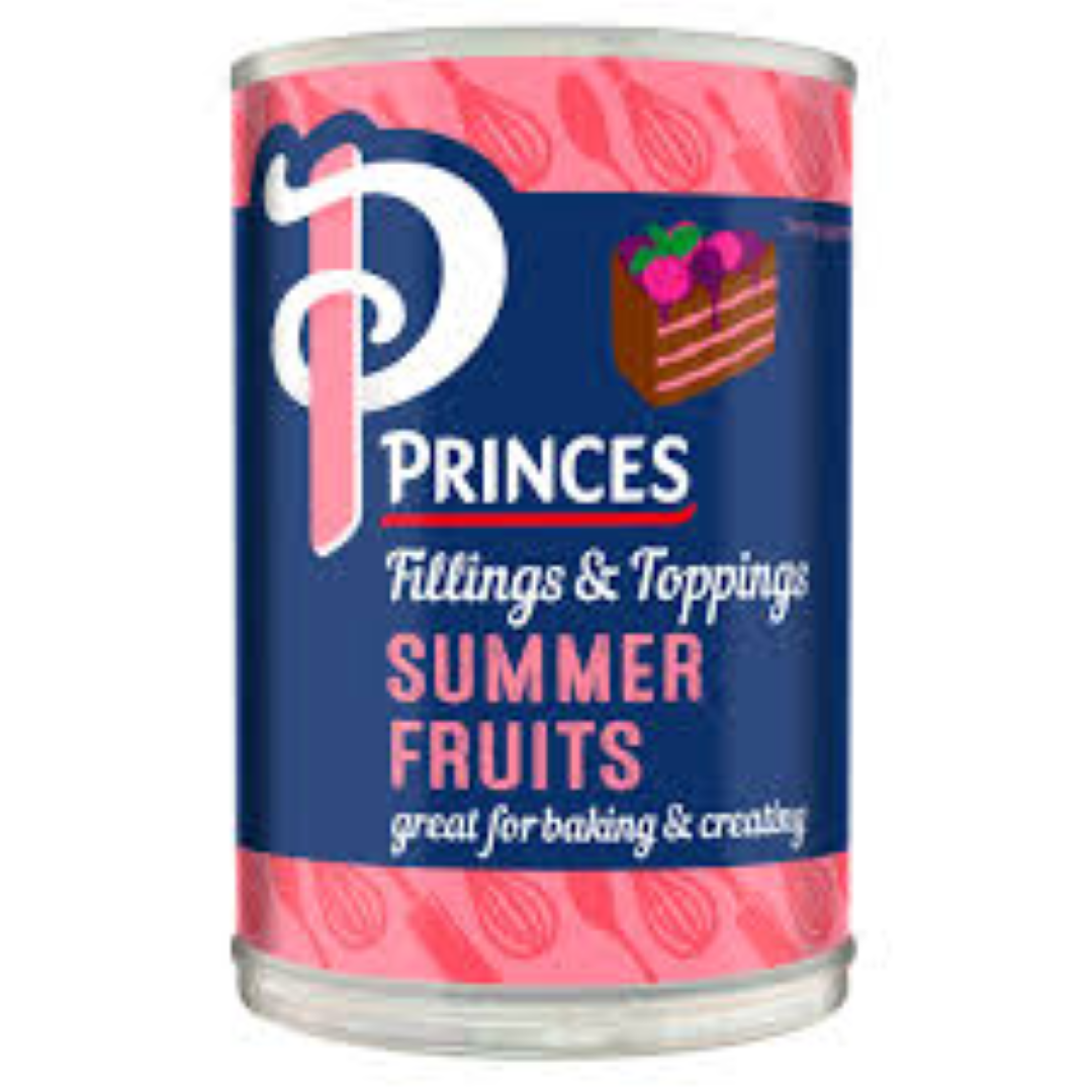 PRINCES SUMMER FRUITS FILLING 410G